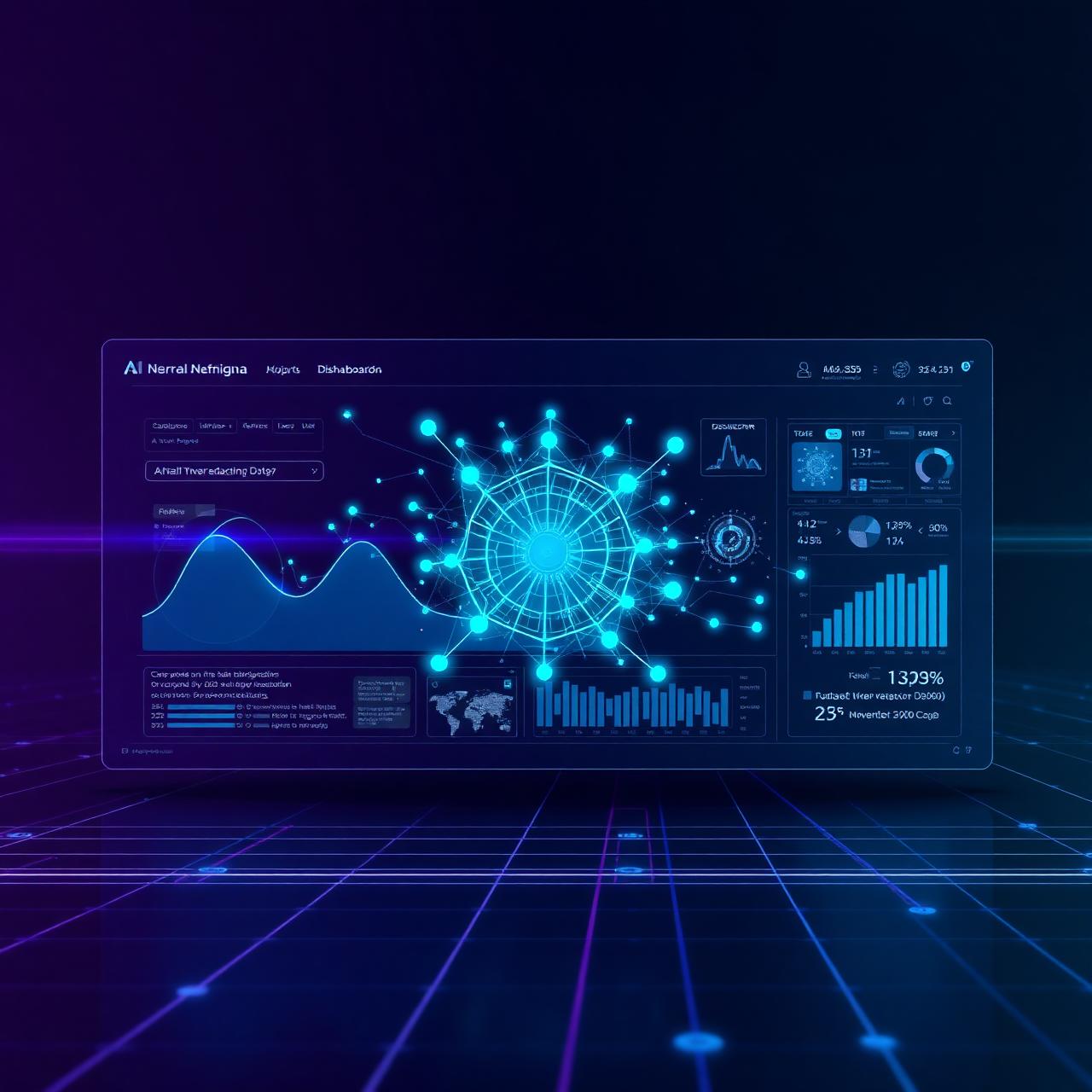 AI dashboard visualization